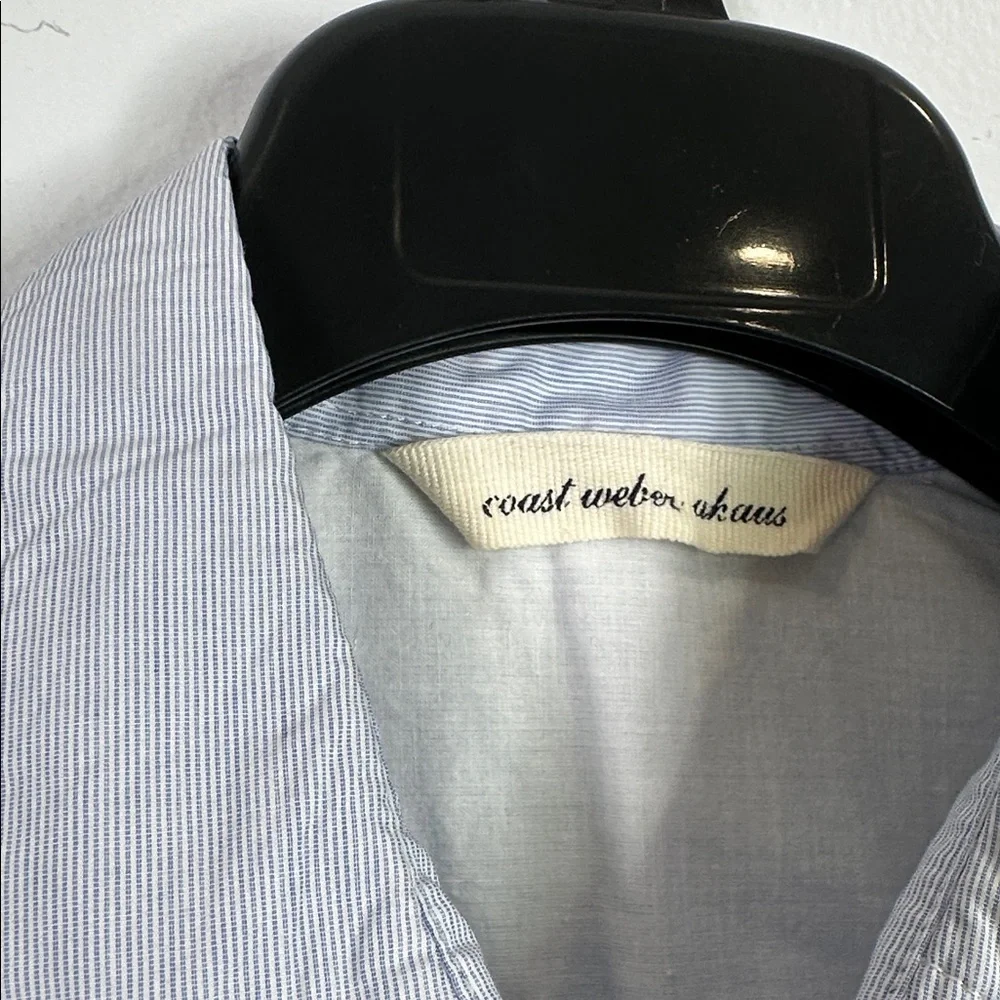 Coast Weber Akaus button down cotton casual shirt size 8